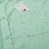 imageButton Down Short Sleeve Linen Shirts for Men Summer Casual Cotton Spread Collar Beach ShirtsGreen