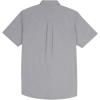 imageButton Down Short Sleeve Linen Shirts for Men Summer Casual Cotton Spread Collar Beach ShirtsGuayabera Grey