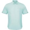 imageButton Down Short Sleeve Linen Shirts for Men Summer Casual Cotton Spread Collar Beach ShirtsMint Blue