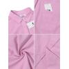 imageButton Down Short Sleeve Linen Shirts for Men Summer Casual Cotton Spread Collar Beach ShirtsPink