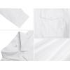 imageButton Down Short Sleeve Linen Shirts for Men Summer Casual Cotton Spread Collar Beach ShirtsYwhite