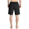 imageMens Drawstring Casual Shorts Elastic Waist Summer Beach Shorts with PocketsBlack
