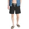 imageMens Drawstring Casual Shorts Elastic Waist Summer Beach Shorts with PocketsBlack