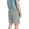 imageMens Drawstring Casual Shorts Elastic Waist Summer Beach Shorts with PocketsGrey