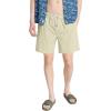 imageMens Drawstring Casual Shorts Elastic Waist Summer Beach Shorts with PocketsKhaki