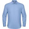 imageButton Down Linen Shirts for Men Casual Long Sleeve Regular Fit Cotton Beach Shirts with PocketBlue