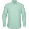 imageButton Down Linen Shirts for Men Casual Long Sleeve Regular Fit Cotton Beach Shirts with PocketGreen