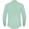 imageButton Down Linen Shirts for Men Casual Long Sleeve Regular Fit Cotton Beach Shirts with PocketGreen