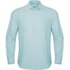 imageButton Down Linen Shirts for Men Casual Long Sleeve Regular Fit Cotton Beach Shirts with PocketMint Blue