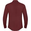 imageButton Down Linen Shirts for Men Casual Long Sleeve Regular Fit Cotton Beach Shirts with PocketRed Wine