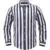 imageButton Down Linen Shirts for Men Casual Long Sleeve Regular Fit Cotton Beach Shirts with PocketStripe Grey