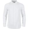 imageButton Down Linen Shirts for Men Casual Long Sleeve Regular Fit Cotton Beach Shirts with PocketZ Guayabera White