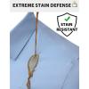 imageMens Button Down Dress Shirts Short Sleeve Casual Shirts Wrinkle Free Business Shirt Stain SheildBlue