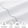 imageMens Button Down Dress Shirts Short Sleeve Casual Shirts Wrinkle Free Business Shirt Stain SheildSlimfit White
