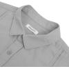 imageMens Casual Linen Cotton Button Down Short Sleeve Shirts Cuban Camp Guayabera Beach TopsCubangrey
