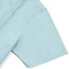 imageMens Casual Linen Cotton Button Down Short Sleeve Shirts Cuban Camp Guayabera Beach TopsCubanmint Blue