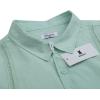 imageMens Casual Linen Cotton Button Down Short Sleeve Shirts Cuban Camp Guayabera Beach TopsCubanmint Green