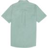 imageMens Casual Linen Cotton Button Down Short Sleeve Shirts Cuban Camp Guayabera Beach TopsCubanmint Green