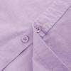 imageMens Casual Linen Cotton Button Down Short Sleeve Shirts Cuban Camp Guayabera Beach TopsCubanpurple