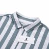 imageMens Casual Linen Cotton Button Down Short Sleeve Shirts Cuban Camp Guayabera Beach TopsGreygreen