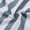 imageMens Casual Linen Cotton Button Down Short Sleeve Shirts Cuban Camp Guayabera Beach TopsGreygreen