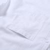 imageMens Casual Linen Cotton Button Down Short Sleeve Shirts Cuban Camp Guayabera Beach TopsStripewhite