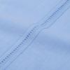 imageMens Casual Long Sleeve Cotton Linen Shirts Buttons Down Cuban Camp RollUp Sleeve Summer Beach ShirtsCuban Blue