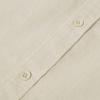 imageMens Casual Long Sleeve Cotton Linen Shirts Buttons Down Solid Plain RollUp Sleeve Summer Beach ShirtsBeige