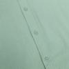 imageMens Casual Long Sleeve Cotton Linen Shirts Buttons Down Solid Plain RollUp Sleeve Summer Beach ShirtsMint Green