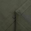 imageMens Casual Long Sleeve Cotton Linen Shirts Buttons Down Solid Plain RollUp Sleeve Summer Beach ShirtsOlive Green