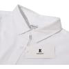 imageMens Casual Long Sleeve Cotton Linen Shirts Buttons Down Solid Plain RollUp Sleeve Summer Beach ShirtsWhite