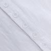 imageMens Cotton Linen Henley Shirts 34 Sleeve Beach Yoga Summer Solid T Shirt Tops