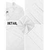 imageMens Cuban Guayabera Shirts Cotton Linen Button Down Short Sleeve Shirts Casual Summer Beach Shirt