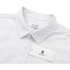 imageMens Casual Linen Button Down Short Sleeve Shirts Beach Summer Spread Collar Pocket TopsWhite