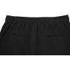 imageMens Casual Linen Pants Elastic Wasist Drawstring Lightweight Summer Beach Yoga Pants Trousers with PocketsBlack