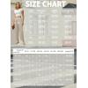 imageWomens Casual Summer Straight Leg Pants Elastic High Waist Beach Capris with PocketsKhaki