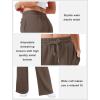 imageWomens Wide Leg Sweatpants Casual Loose Solid Pants Comfy Lounge Joggers Baggy SweatpantsCoffee