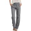 imageWomens High Waist Summer Casual Pants Drawstring Straight Leg Beach Vacation Lounge Trousers with PocketsGrey