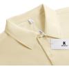 imageMens Short Sleeve Dress Shirts Stretch Wrinkle Free Casual Button Down Solid Formal TopAbeige
