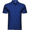 imageMens Short Sleeve Dress Shirts Stretch Wrinkle Free Casual Button Down Solid Formal TopAclassic Blue