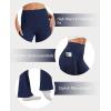 imageWomens Flare Yoga Pants with Pockets High Waist Casual Bell Bottom Bootcut LeggingsNavy Blue