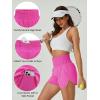 imageWomens Running Shorts 2 in 1 High Waisted Workout Shorts with Liner Shorts PocketPink