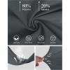 imageWomens High Waist Dress Work Pants Stretchy Straight Leg Casual Pants Business Office TrousersDark Grey