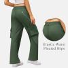 imageCargo Pants for Women Baggy Lightweight High Waisted Hiking Pants for Travel CasualGreen