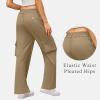 imageCargo Pants for Women Baggy Lightweight High Waisted Hiking Pants for Travel CasualKahki