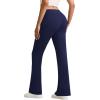 imageYoga Pants Women Flared High Waisted Stretch Drawstring Causal Work Pant Workout Gym with PocketsNavy