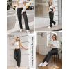 imageWide Leg Sweatpants for Women High Waisted Baggy Sweat Track Pants Drawstring Casual Lounge Pants with PocketsBlack