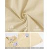 image:imageButton Down Linen Shirts for Men Short Sleeves Cotton Casual Shirt with Pockets for Summer BeachApricot
