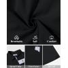 image:imageButton Down Linen Shirts for Men Short Sleeves Cotton Casual Shirt with Pockets for Summer BeachBlack