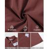 image:imageButton Down Linen Shirts for Men Short Sleeves Cotton Casual Shirt with Pockets for Summer BeachBurgundy